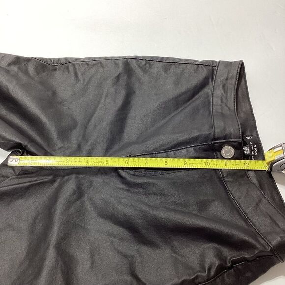 Misguided Vice Brand High Waist Tube Faux Leather Skinny Pants 8R - Picture 7 of 11